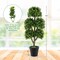 45 Inch Artificial Boxwood Topiary Ball Tree Perfect for Indoor-Outdoor Decor